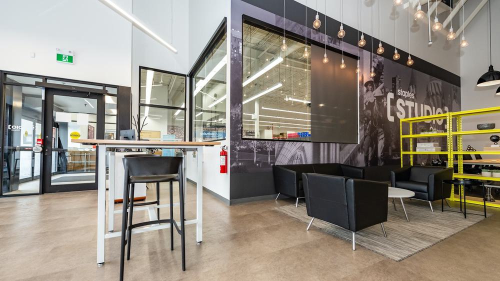 An interior shot of a Co-Working space in Ottawa