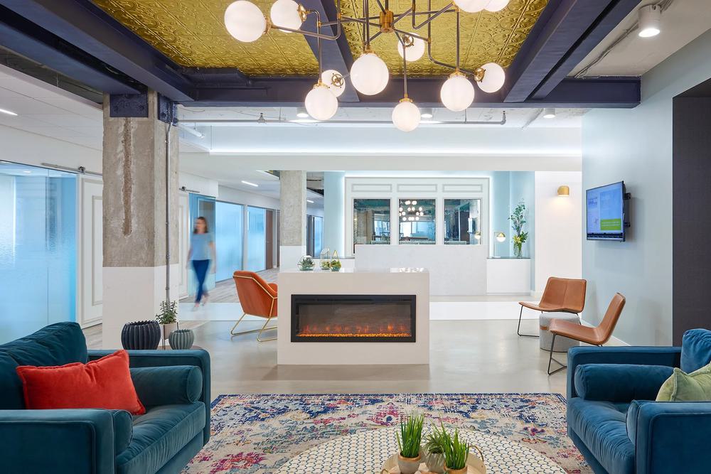 An interior shot of a Co-Working space in Washington, D.C.