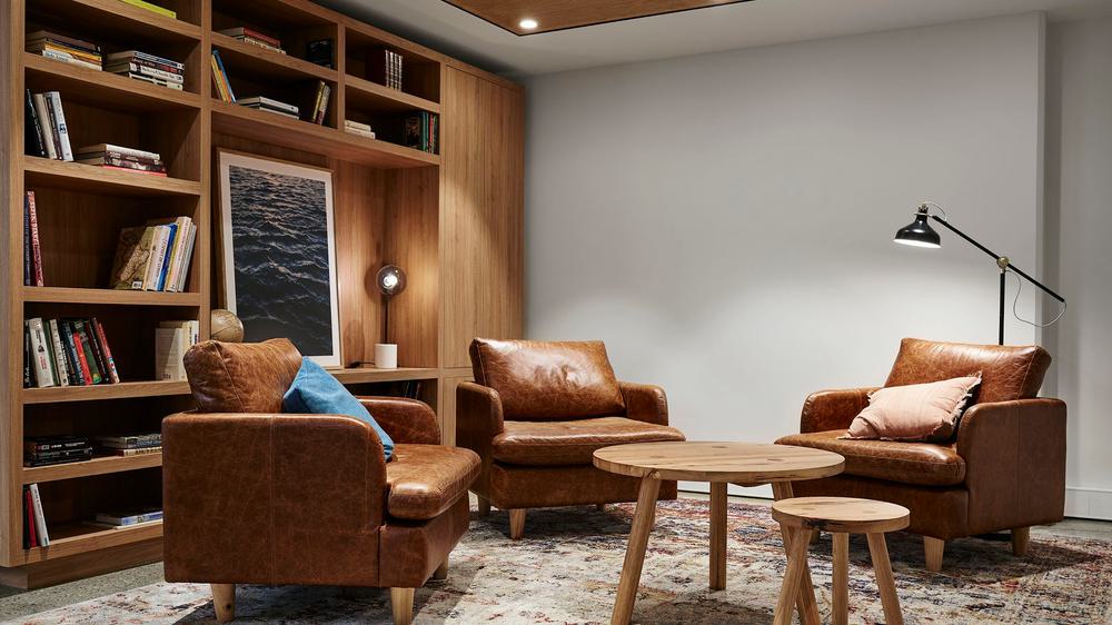 An interior shot of a Co-Working space in Brisbane