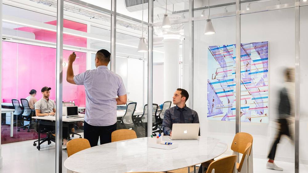 An interior shot of a Co-Working space in Philadelphia